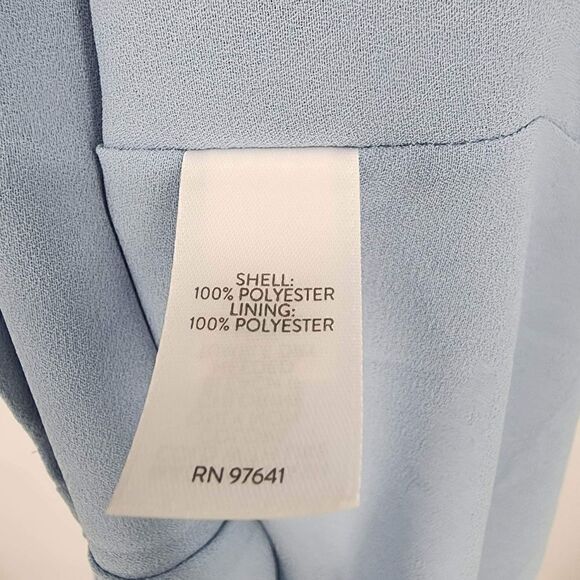 J. Jill Wearever Collection Breeze Flounce Hem Dress Floral Blue Size XS - Picture 5 of 5